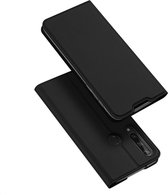 Luxe zwart agenda book case hoesje Huawei Y6p