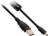 Valueline USB 2.0 A/Minolta 8p, 2m câble d'appareil photo Noir