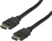 Transmedia Premium HDMI kabel versie 2.0 (4K 60Hz HDR) / zwart - 1 meter
