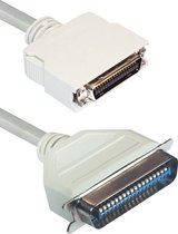 Parallelle printerkabel 36-pins Centronics - HP 36-pins Mini Centronics / gegoten connectoren - 1,8 meter