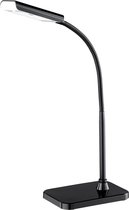 LED Tafellamp - Tafelverlichting - Trion Piko - 3W - Warm Wit 3000K - Rechthoek - Mat Zwart - Aluminium - BES LED
