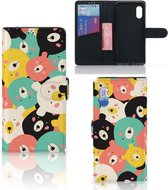 Wallet Bookcase Samsung Xcover Pro Telefoonhoesje Bears