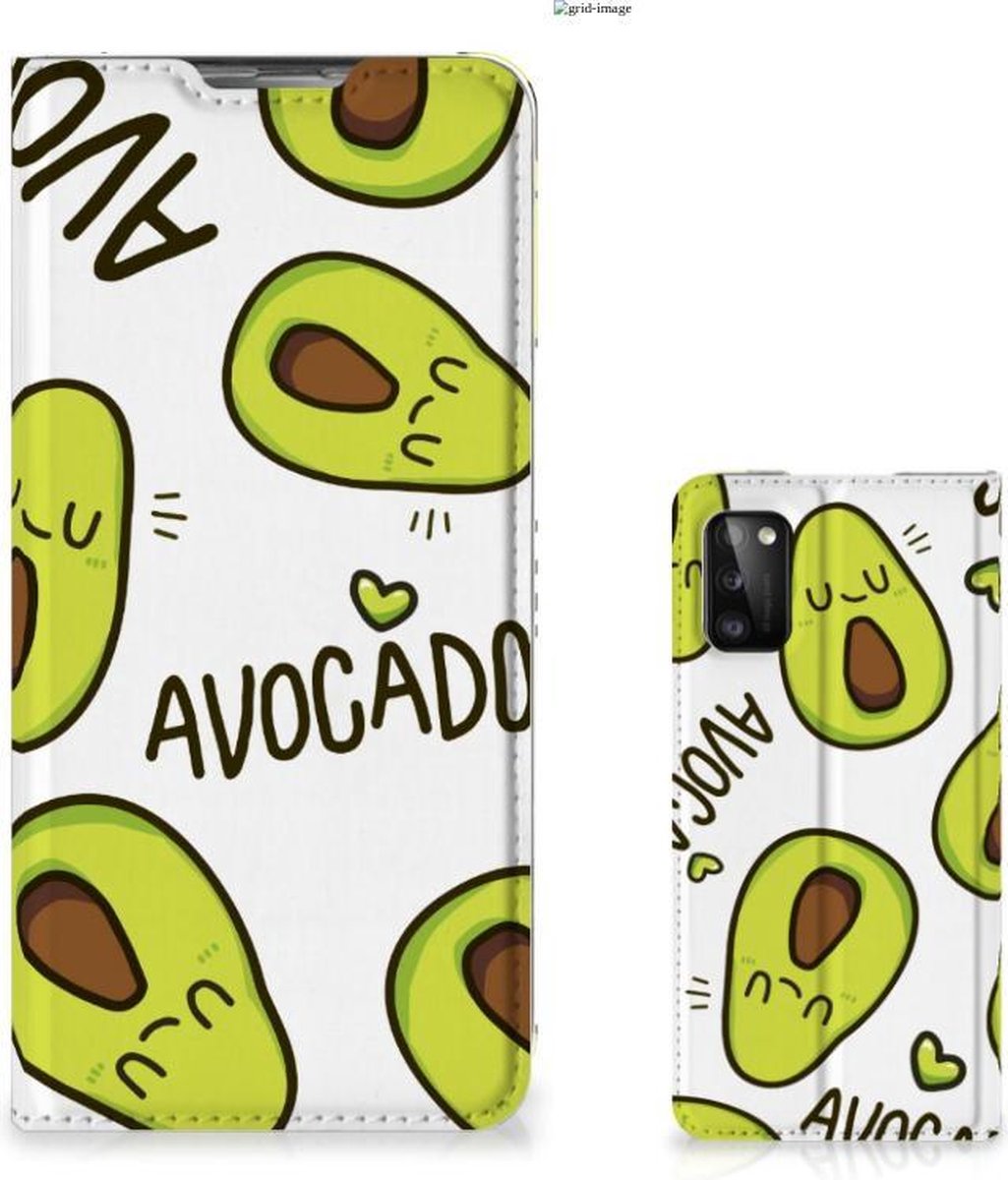 Standcase Hoesje voor Samsung Galaxy A41 Magnet Case Avocado Singing