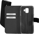 Mobiparts Premium Wallet TPU Case Samsung Galaxy A6 (2018) Black