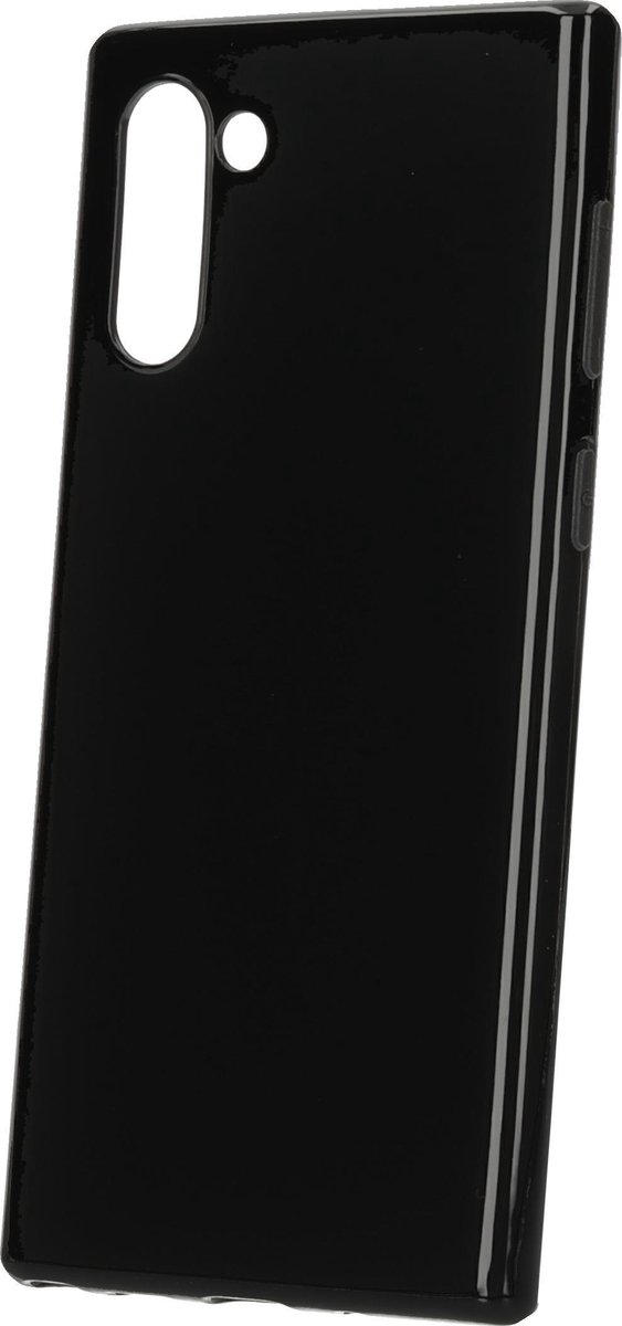 Samsung Galaxy Note 10 hoesje - Schokabsorberend TPU - Grip Coating - Zwart - Mobiparts
