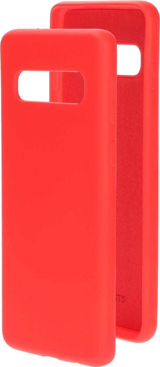 Mobiparts hoesje geschikt voor de Samsung Galaxy S10 - Siliconen - Rood