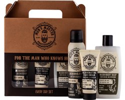 Men's Master Every Day Set – Geschenkset Mannen met Deodorant + Gezichtscrème + Hair & Body Soap – Mannen Cadeautjes