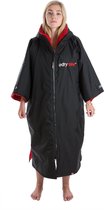 Dryrobe Advance Short Sleeve Omkleedjas Unisex Black / Red