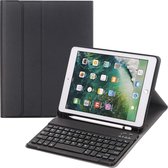 YONO iPad 2021 Hoes met Toetsenbord - 2019 / 2020 - 10.2 inch – Qwerty Keyboard Case – Zwart