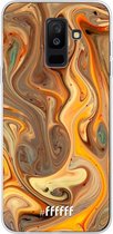 Samsung Galaxy A6 Plus (2018) Hoesje Transparant TPU Case - Brownie Caramel #ffffff