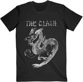 The Clash Heren Tshirt -S- Dragon Zwart