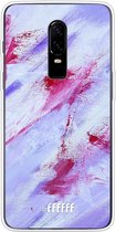 OnePlus 6 Hoesje Transparant TPU Case - Abstract Pinks #ffffff