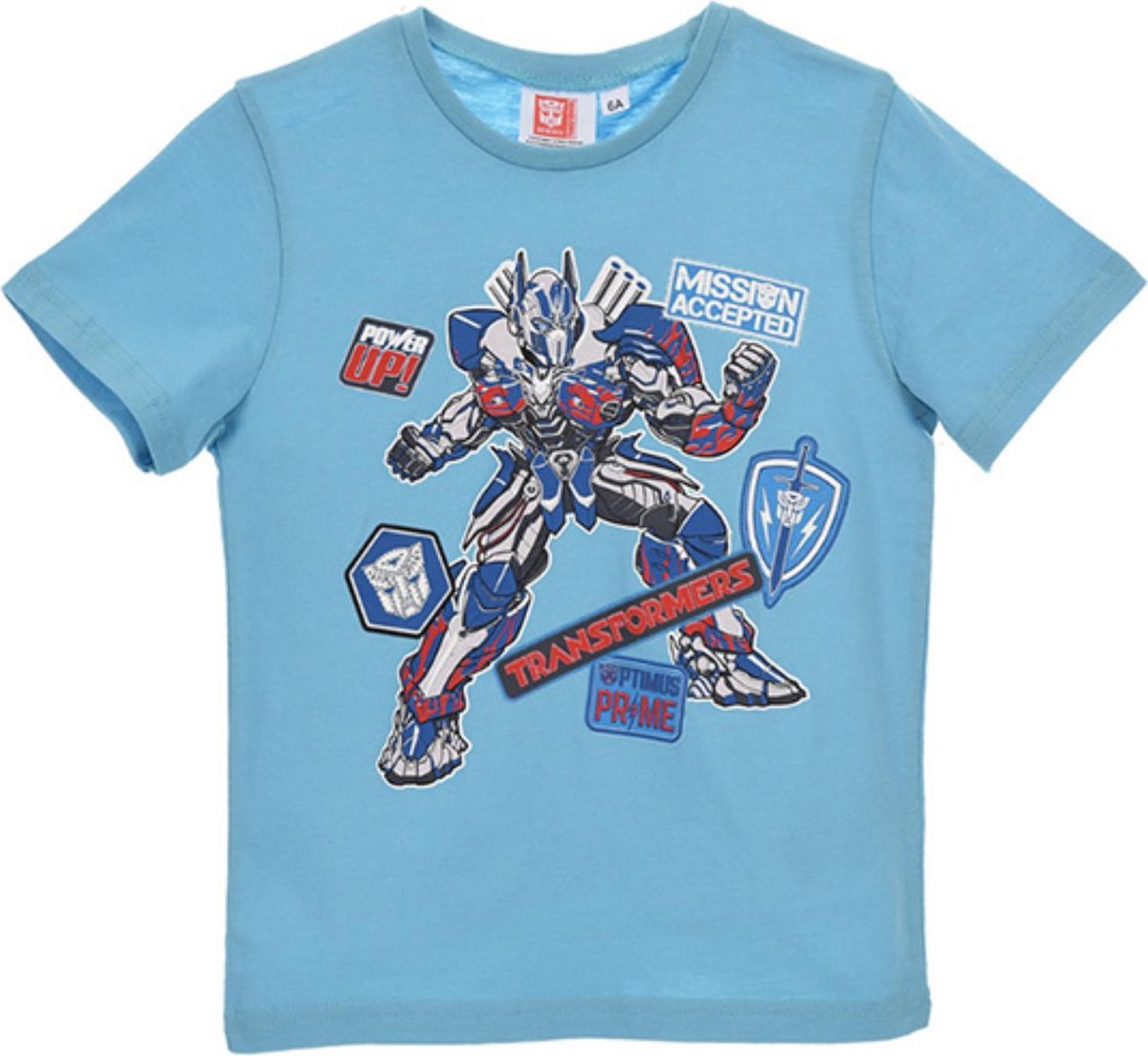 Reinig de vloer handelaar Belastingbetaler Transformers t-shirt licht blauw maat 92/98 | bol.com