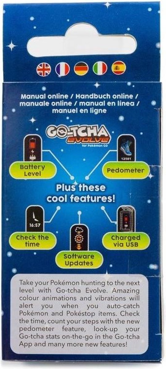 Go Tcha Evolve For Pokemon Go Rood Bol Com