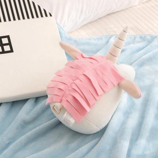Dierenkop decoratie Pluche Eenhoorn - Muurdecoratie Wanddecoratie - Kinderkamer en Babykamer - Jongen Meisje — afbeelding 3