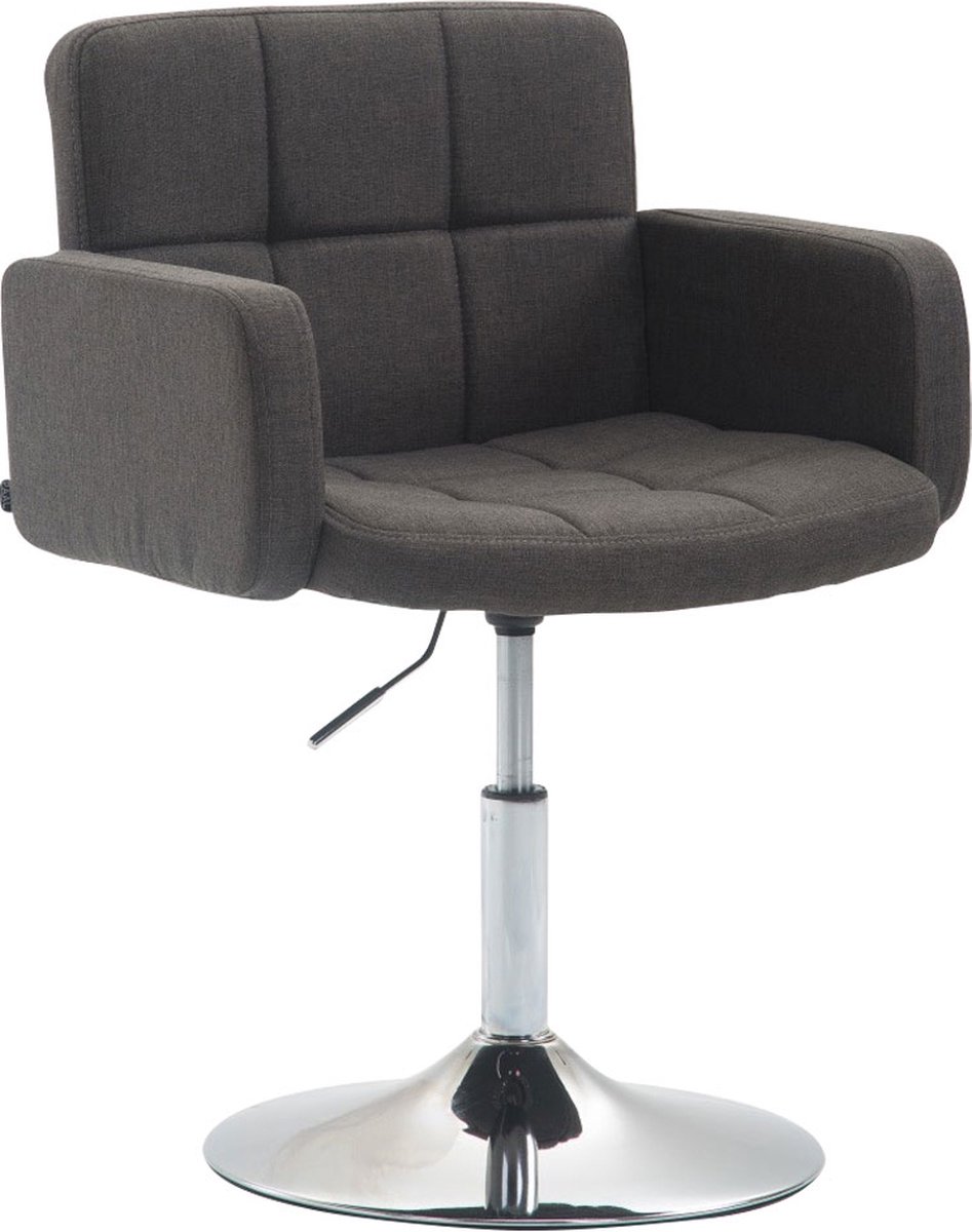 CLP Los Angeles Loungestoel - Fauteuil - Stof - donkergrijs