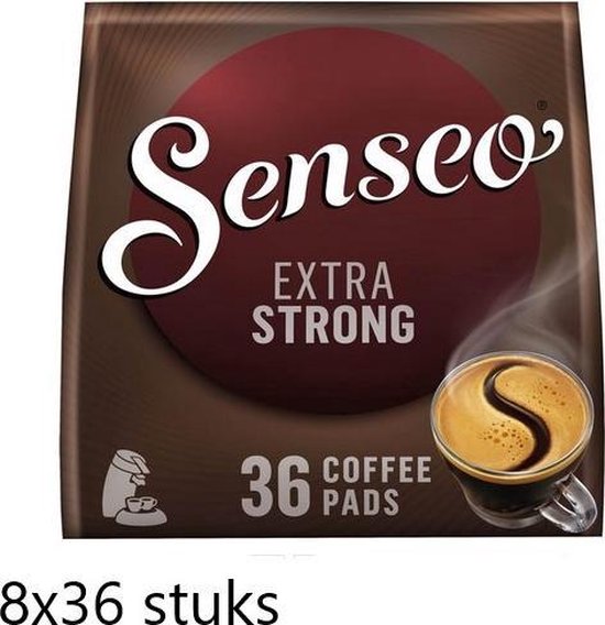 roze Elementair beweeglijkheid Senseo Base Extra Strong koffiepads - 8 x 36 pads | bol.com