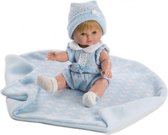 Berbesa Babypop Chusin Blond Blauw Sterren 34 cm