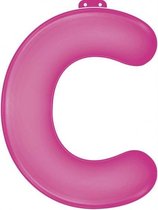 funtext letter C roze