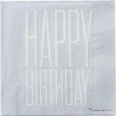 Bloomingville Papieren servetten "Happy Birthday" & "Congratulations"