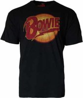 David Bowie Shirt – Diamond Dogs Vintage Logo maat XL