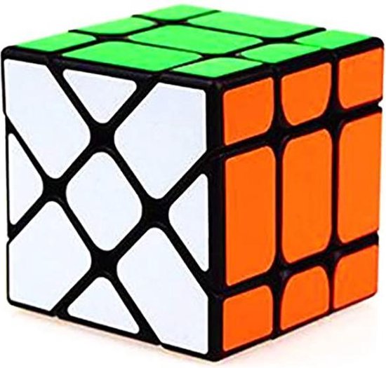 Thumbnail van een extra afbeelding van het spel Fisher cube  - QiYi Cube - puzzel kubus 3x3 speelgoed ( 6x6cm)