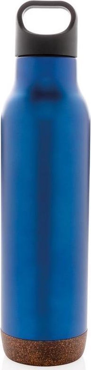 Xd Design Thermosfles Cork 0,6 Liter Rvs/polypropyleen Blauw