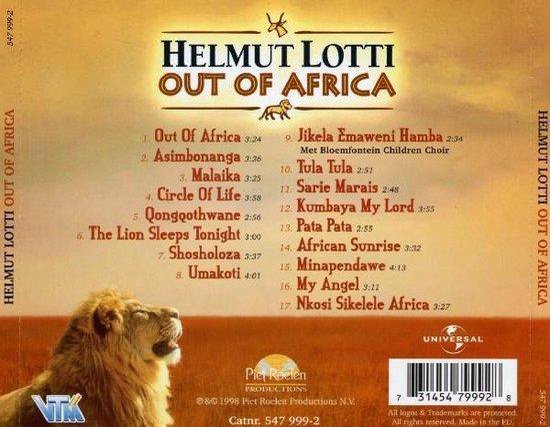 Helmut Lotti Out Of Africa, Helmut Lotti | (album) | Muziek | bol.com