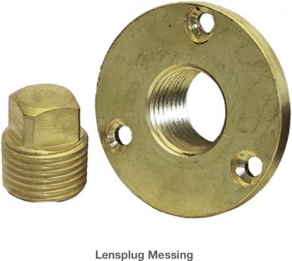 1x loosplug koper-lensplug-Loos-Lens