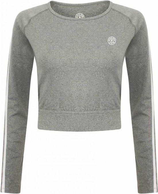 Pull Court Femme Gold's Gym - Gris Chiné - XS