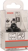 Bosch - Afrondprofielfrezen 8 mm, R1 8 mm, L 15,5 mm, G 53 mm
