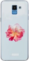 Samsung Galaxy J6 (2018) Hoesje Transparant TPU Case - Rouge Floweret #ffffff