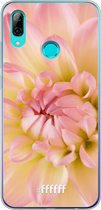 Huawei P Smart (2019) Hoesje Transparant TPU Case - Pink Petals #ffffff