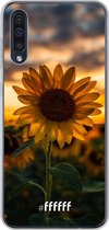 Samsung Galaxy A50s Hoesje Transparant TPU Case - Sunset Sunflower #ffffff
