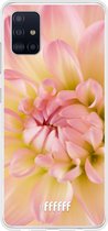 Samsung Galaxy A51 Hoesje Transparant TPU Case - Pink Petals #ffffff