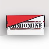 Ohmiomine Transporter Fietskrat Wit inclusief Race Rode Afdekhoes