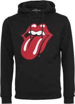 Urban Classics The Rolling Stones Hoodie/trui -XS- Rolling Stones Tongue Zwart