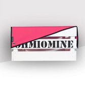Ohmiomine Transporter Fietskrat Wit inclusief Knalroze Afdekhoes