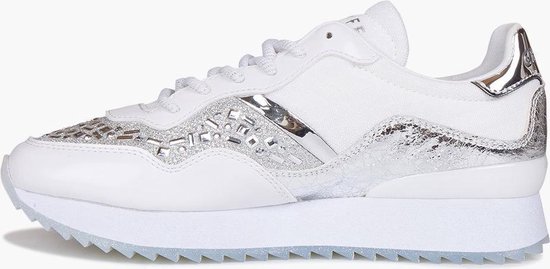 Cruyff Wave Embellished wit zilver sneakers dames (CC7931201410) | bol.com