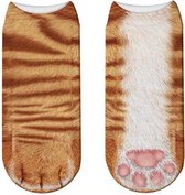 Fun sokken 'Rode pootjes Garfield' (91108)