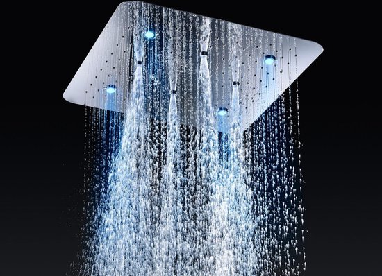 Ensemble thermostatique de douche à effet pluie encastrable - Boxer