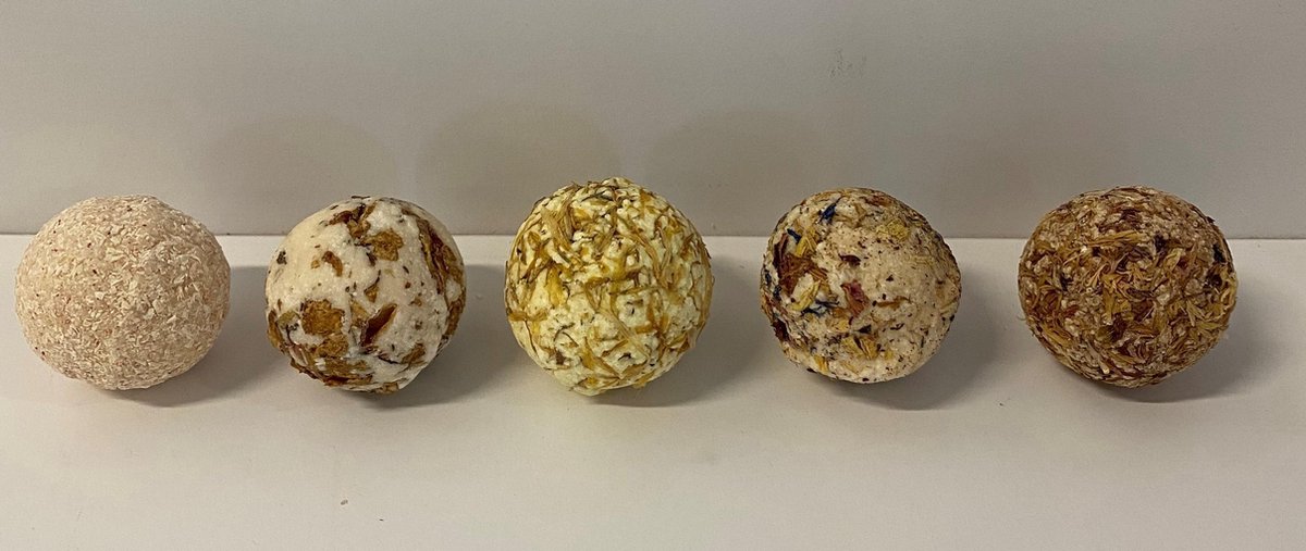 Goedkoopste Set van 5 badbruisballen 5 x 45 gram