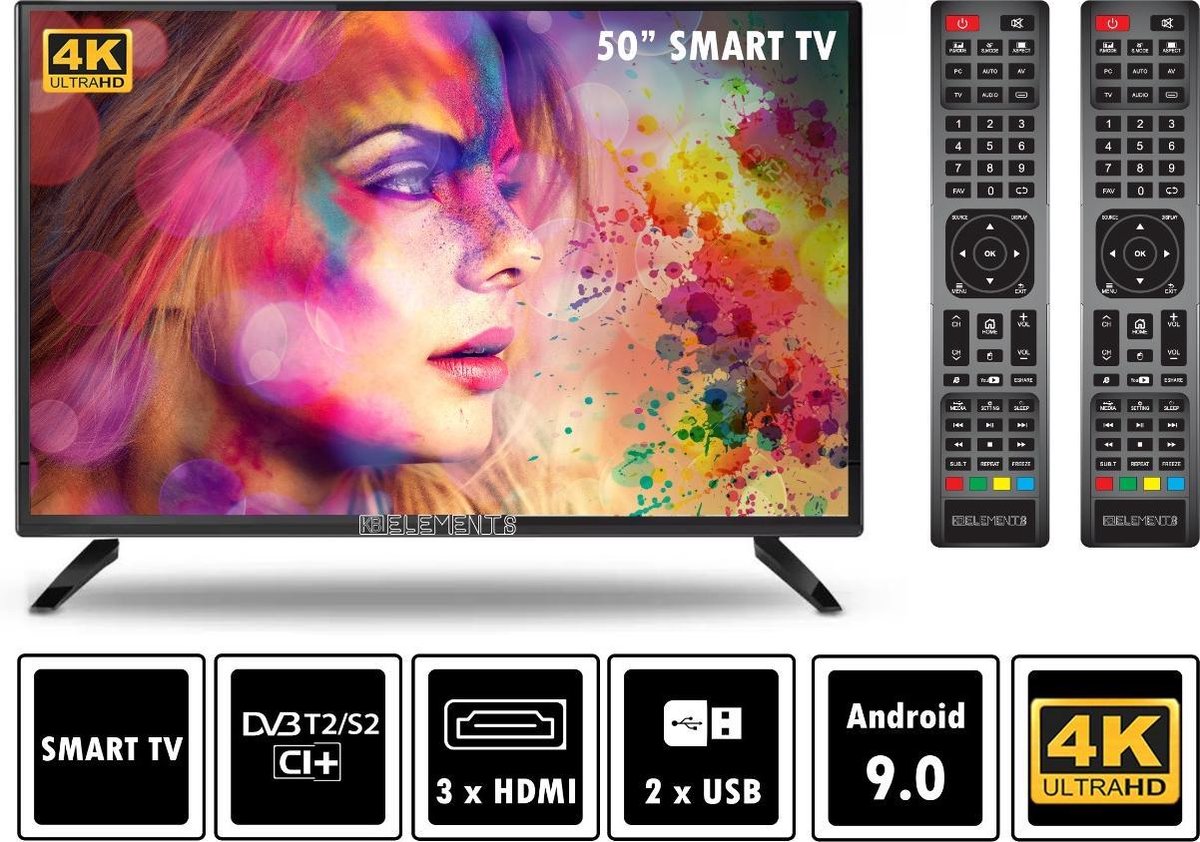 Bol Com Elements Android Smart Tv 50