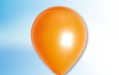 Ballon metallic oranje ø 30 cm 100 stuks - .