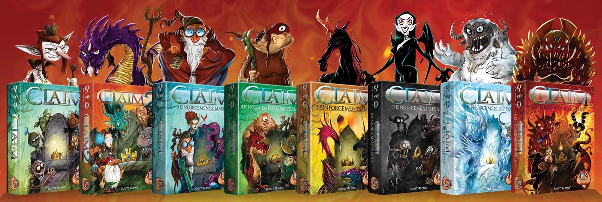 White Goblin Games Claim Reinforcements: Fear - Uitbreiding kaartspel
