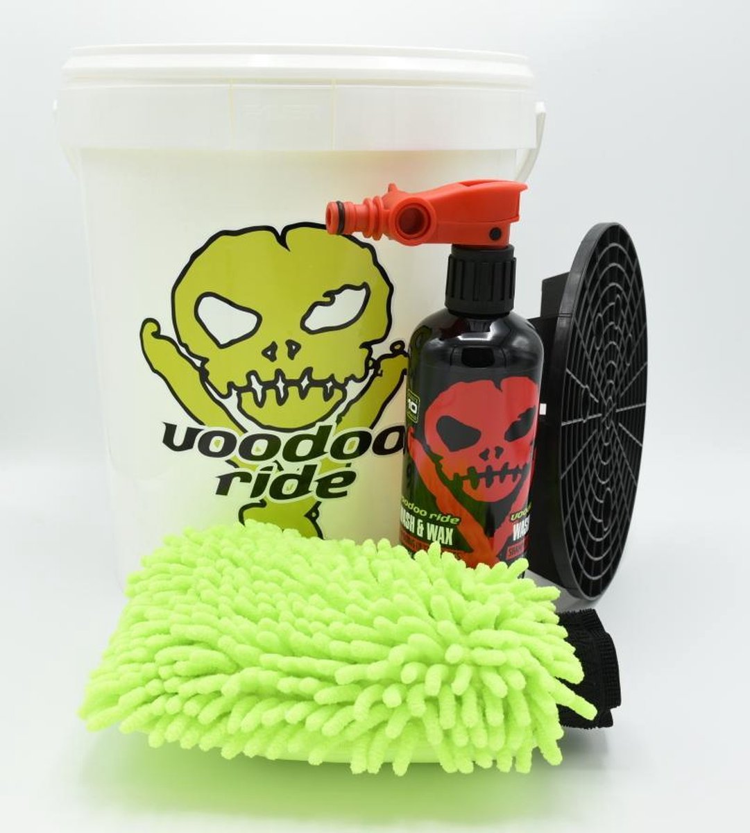 Voodoo ride-Autoshampoo- Wash&Wax-emmer- pakket met gratis washmitt - Voodoo Ride
