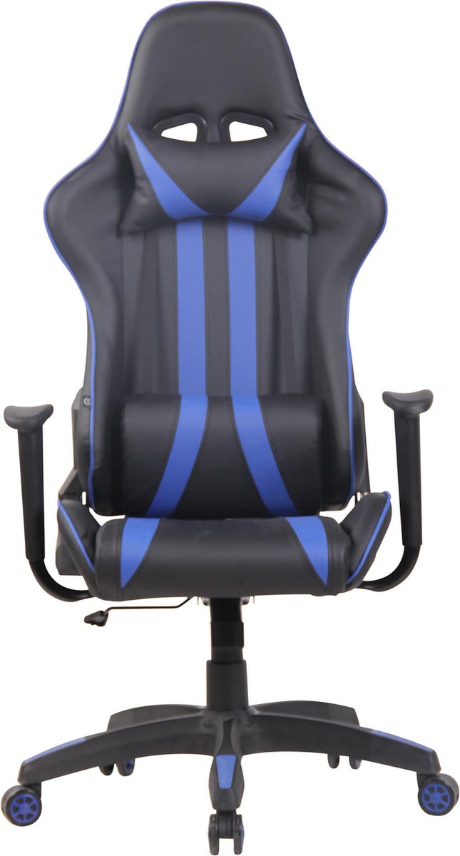Luxe Comfort Gamingchair Bureaustoel Volwassenen Blauw Verstelbaar Rugleuning