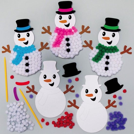 Craft Création Noël Bonhomme de neige Toppers pour Cartes et Artisanat