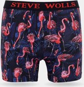 Steve Wolls® - Boxershort print Flamingo - Maat XL