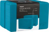 Avento Yoga Blok Set van 2 - Foam - Blauw